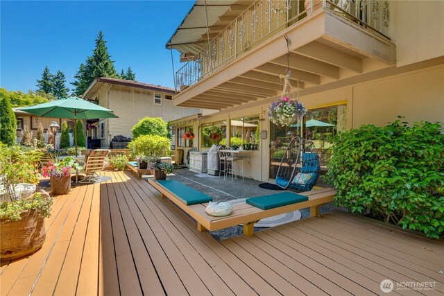3500 SW 325th St, Federal Way, WA 98023 - view of wooden deck