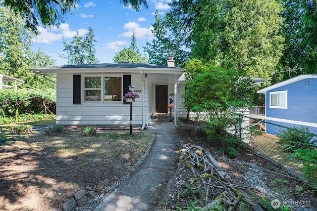 1528 NE 166th St, Shoreline, WA 98155 - bungalow with a chimney