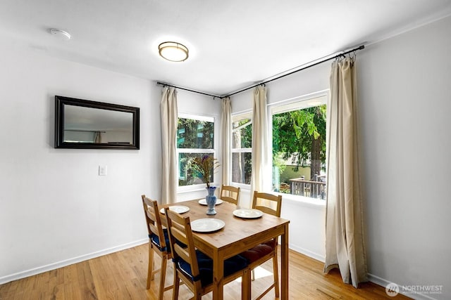 1528 NE 166th St, Shoreline, WA 98155 - dining space featuring light wood finished floors