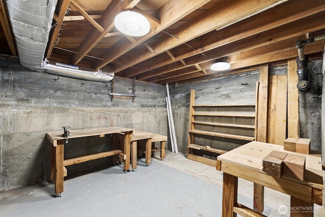 1528 NE 166th St, Shoreline, WA 98155 - view of unfinished basement