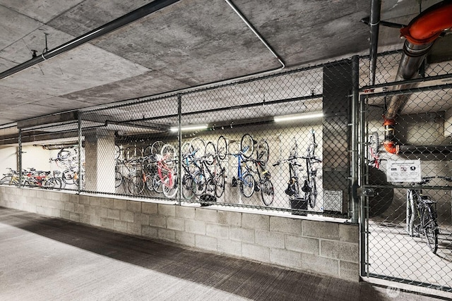 910 Lenora St Unit S403, Seattle, WA 98121 - garage featuring concrete block wall