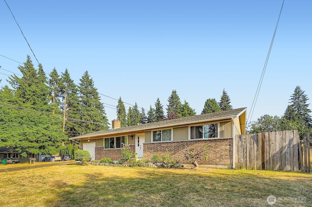 721 S 304th St, Federal Way, WA 98003 - ranch-style house with brick siding, a garage, and a chimney
