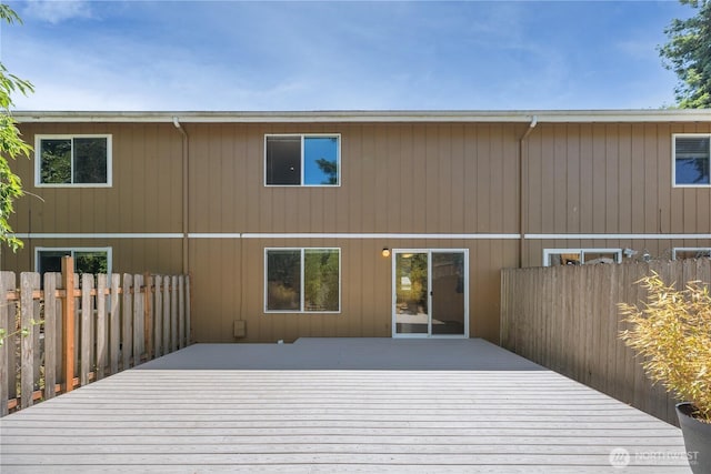 24814 SE 145th Ln, Kent, WA 98042 - rear view of house with a deck