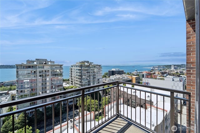 2911 2nd Ave Unit 1117, Seattle, WA 98121 - balcony featuring a water view and a view of city