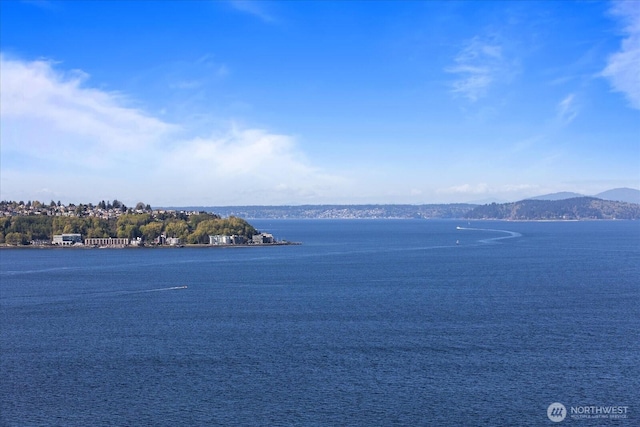 1415 2nd Ave NE Unit 1801, Seattle, WA 98101 - water view with a mountainous background