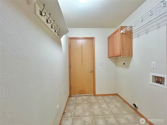 4544 Durham St SE, Lacey, WA 98503 - washroom with cabinet space, electric dryer hookup, and washer hookup