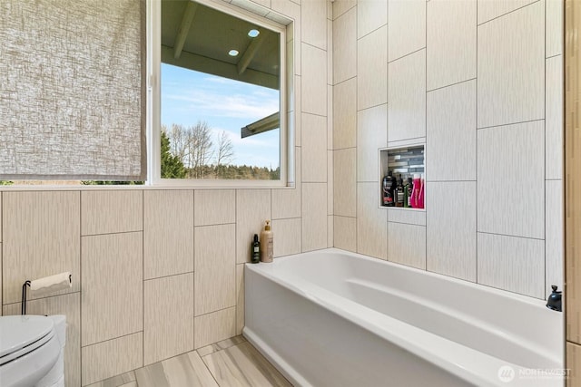 7707 42nd Ave E, Tacoma, WA 98443 - full bathroom with a bathtub and tile walls