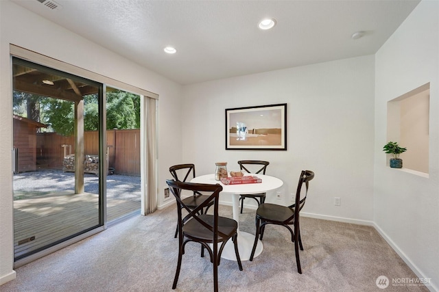 207 215th St SE, Bothell, WA 98021 - dining area with light carpet and recessed lighting