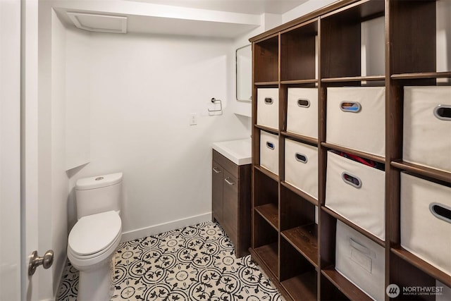 7503 32nd Ave NE, Seattle, WA 98115 - bathroom featuring vanity and baseboards