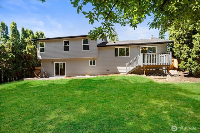 31228 47th Pl SW, Federal Way, WA 98023 - back of house featuring a wooden deck and a patio