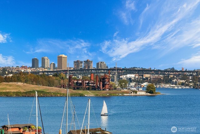 2400 8th Ave N Unit 2, Seattle, WA 98109 - water view with nearby urban area