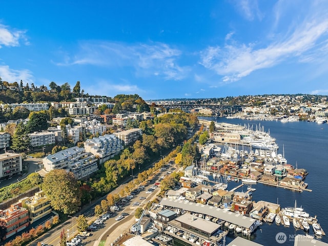 2400 8th Ave N Unit 2, Seattle, WA 98109 - aerial view of property's location with a nearby body of water and numerous boat docks