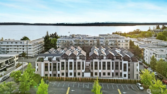 112C 2nd St S, Kirkland, WA 98033 - drone / aerial view of a nearby body of water