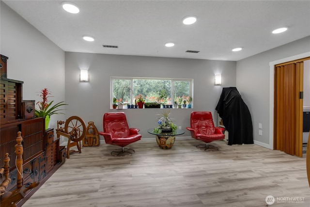6808 243rd Ave E, Buckley, WA 98321 - living area with wood finished floors and recessed lighting