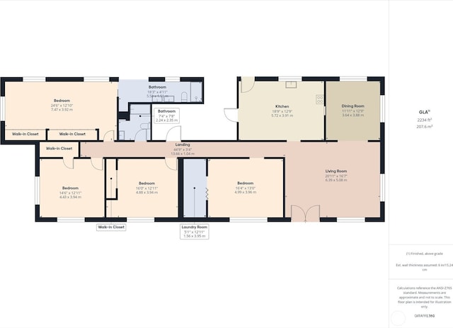 6808 243rd Ave E, Buckley, WA 98321 - view of floor plan / room layout