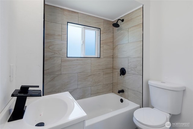 1433 E 32nd St, Tacoma, WA 98404 - full bathroom with washtub / shower combination and vanity