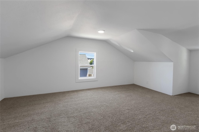1433 E 32nd St, Tacoma, WA 98404 - additional living space featuring carpet flooring and vaulted ceiling