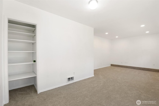 16548 115th Ave SE, Renton, WA 98055 - carpeted spare room featuring recessed lighting and baseboards