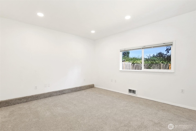 16548 115th Ave SE, Renton, WA 98055 - spare room with carpet floors and recessed lighting