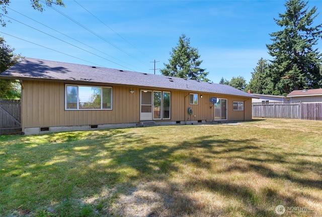 16548 115th Ave SE, Renton, WA 98055 - back of property featuring crawl space and roof with shingles