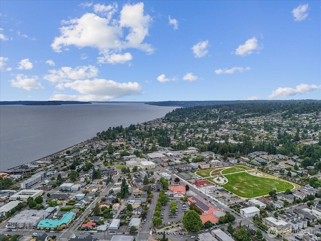 619 8th Ave S, Edmonds, WA 98020 - aerial view of property's location with a nearby body of water