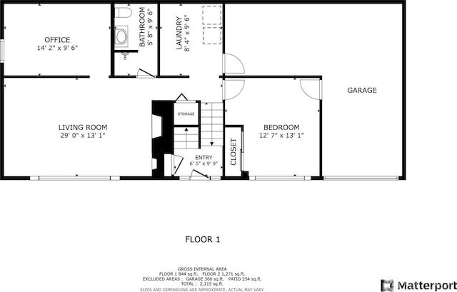 619 8th Ave S, Edmonds, WA 98020 - view of floor plan / room layout