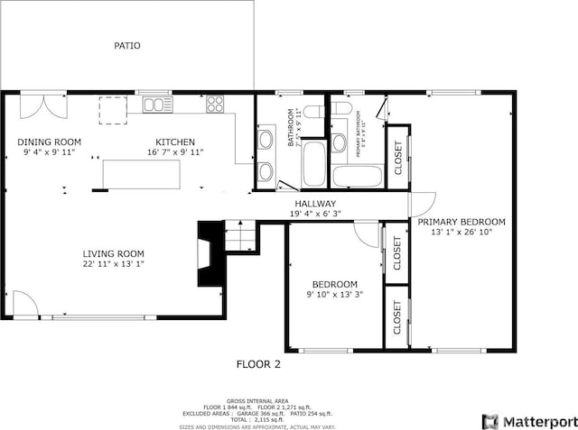 619 8th Ave S, Edmonds, WA 98020 - view of home floor plan