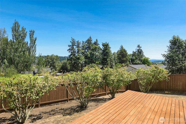 6821 9th St E, Fife, WA 98424 - deck featuring a fenced backyard