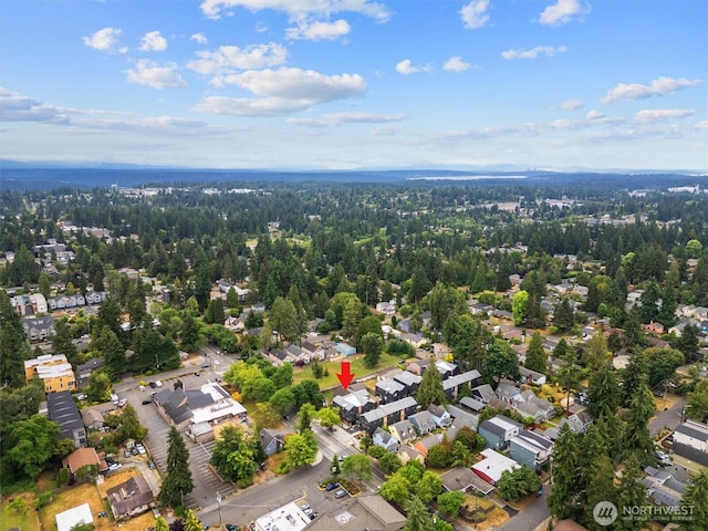 1327 N 185th St Unit A, Shoreline, WA 98133 - aerial perspective of suburban area