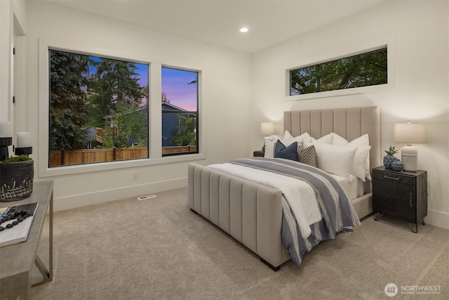 15734 SE 25th St, Bellevue, WA 98008 - bedroom featuring carpet flooring and recessed lighting