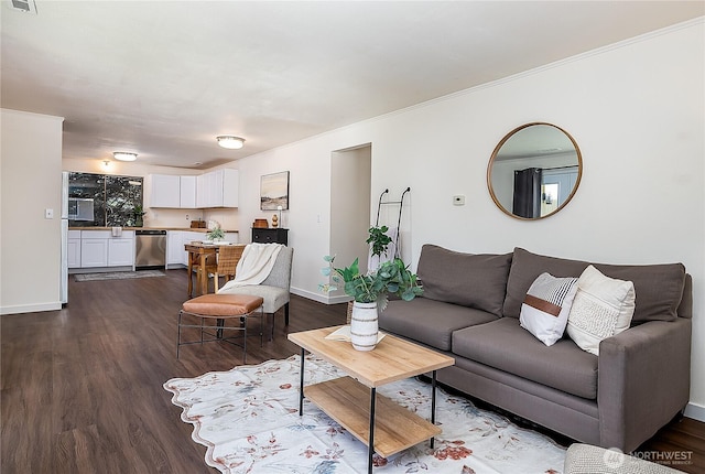 20632 76th Ave W Unit 4, Edmonds, WA 98026 - living area with dark wood-type flooring