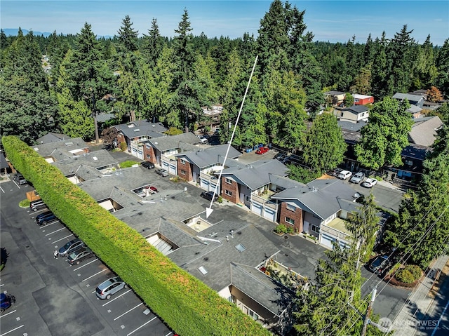 20632 76th Ave W Unit 4, Edmonds, WA 98026 - aerial perspective of suburban area featuring a heavily wooded area