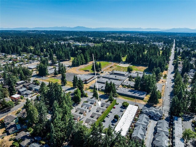 20632 76th Ave W Unit 4, Edmonds, WA 98026 - aerial overview of property's location with a mountainous background