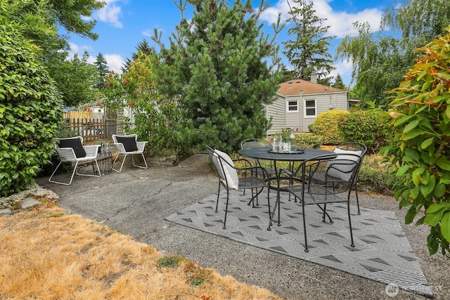 8153 34th Ave SW, Seattle, WA 98126 - view of patio featuring outdoor dining area