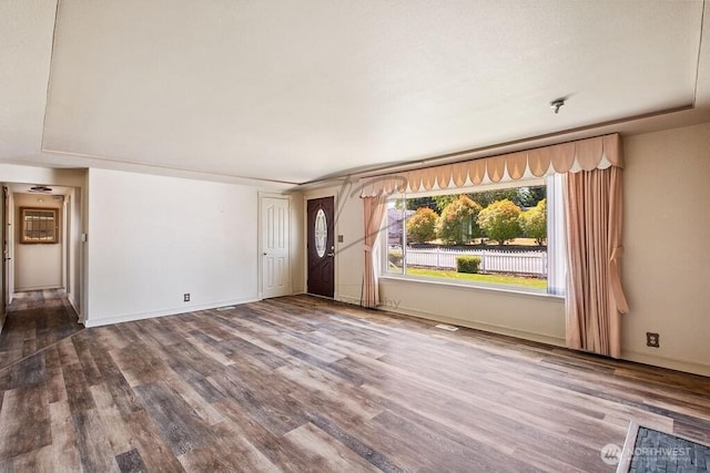 1727 E 64th St, Tacoma, WA 98404 - unfurnished living room with wood finished floors