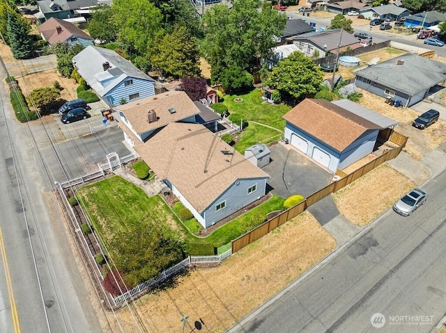 1727 E 64th St, Tacoma, WA 98404 - aerial perspective of suburban area