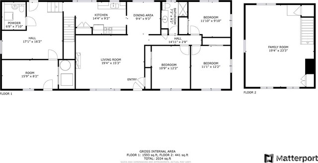 1727 E 64th St, Tacoma, WA 98404 - view of floor plan / room layout