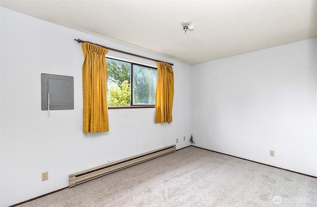 1200 Lenora Ct, Bellingham, WA 98225 - spare room with baseboard heating, electric panel, and carpet floors