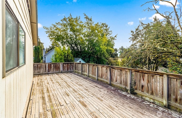 1200 Lenora Ct, Bellingham, WA 98225 - view of wooden deck