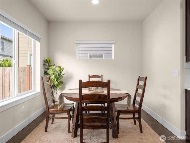 4419 141st Pl SE, Snohomish, WA 98296 - dining room with plenty of natural light, recessed lighting, and wood finished floors