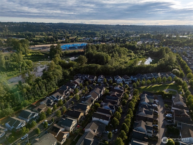 6036 Park St E, Fife, WA 98424 - aerial overview of property's location featuring nearby suburban area