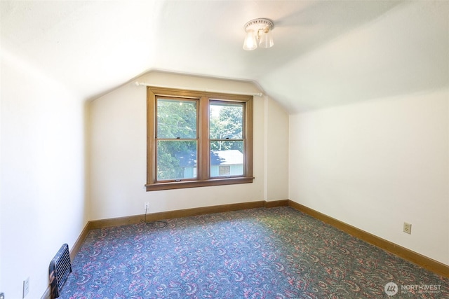 314 E 2nd St, Port Angeles, WA 98362 - additional living space featuring carpet and lofted ceiling