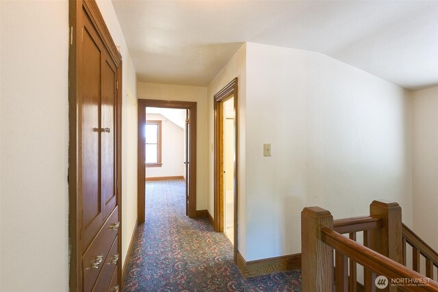 314 E 2nd St, Port Angeles, WA 98362 - hallway featuring an upstairs landing and carpet floors