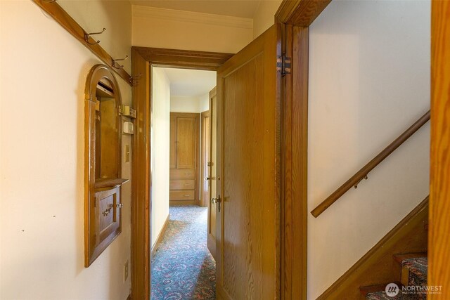 314 E 2nd St, Port Angeles, WA 98362 - corridor featuring stairway