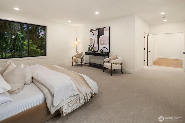 11618 NE 111th St, Kirkland, WA 98033 - carpeted bedroom featuring recessed lighting