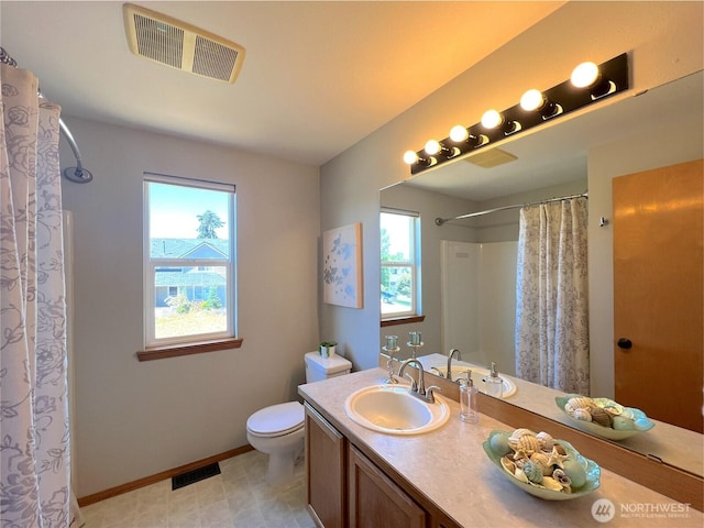 26504 126th Pl SE, Kent, WA 98030 - full bath featuring vanity and a shower with shower curtain