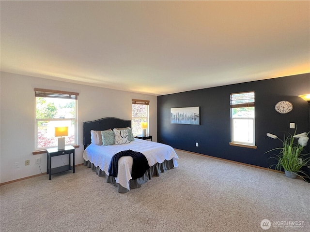 26504 126th Pl SE, Kent, WA 98030 - bedroom with light carpet and multiple windows