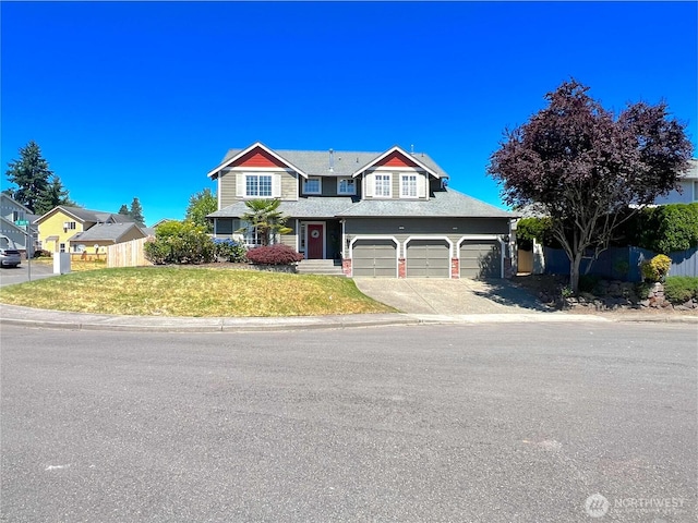 26504 126th Pl SE, Kent, WA 98030 - view of front of home with driveway and an attached garage