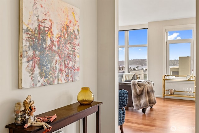2721 1st Ave Unit 1101, Seattle, WA 98121 - corridor featuring light wood-style floors