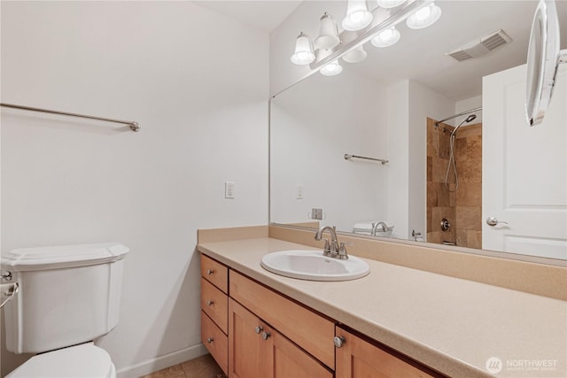 6405 Sand Point Way NE, Seattle, WA 98115 - full bathroom featuring vanity, a shower, and tile patterned floors